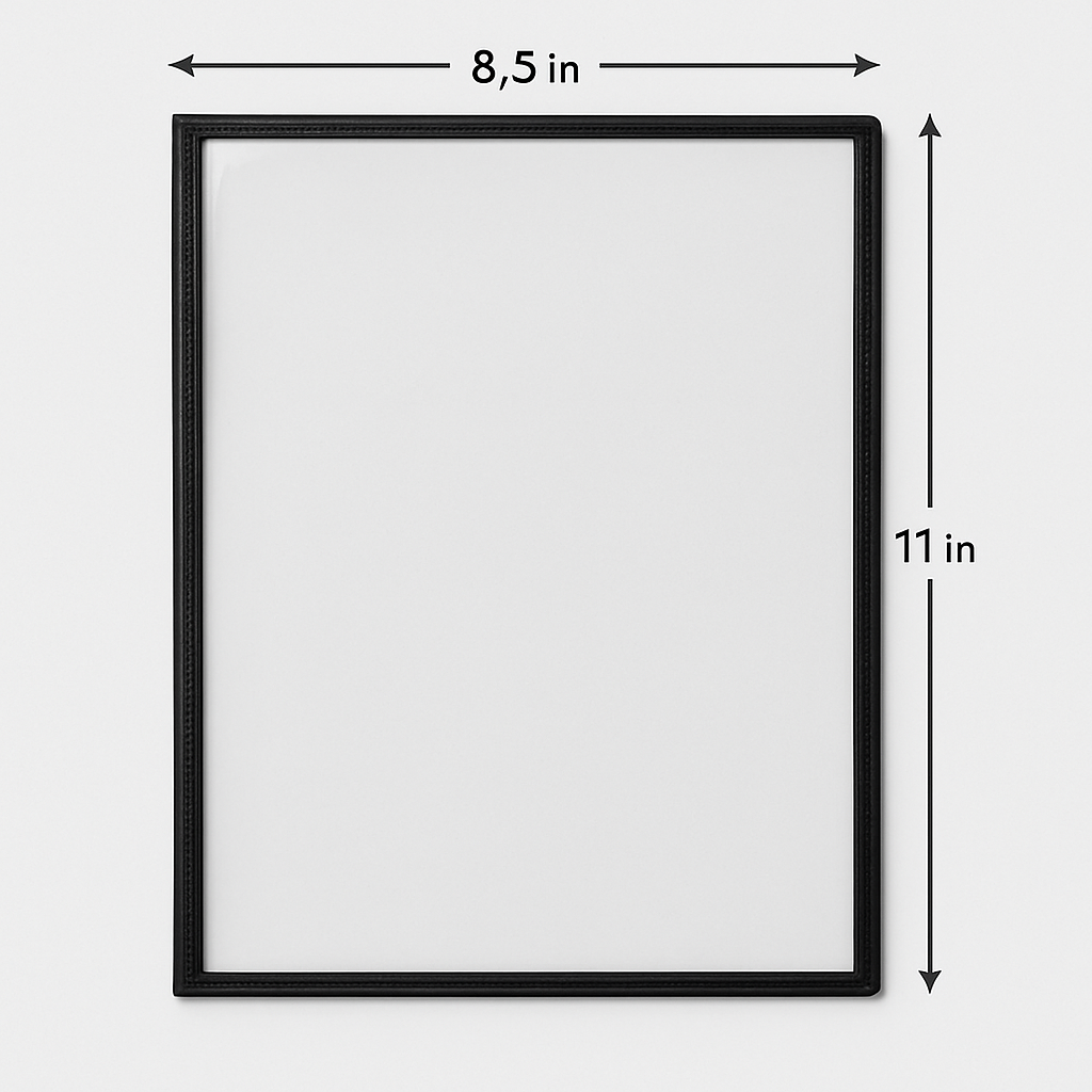 FOLDER for MENU (8.5 x 11)
