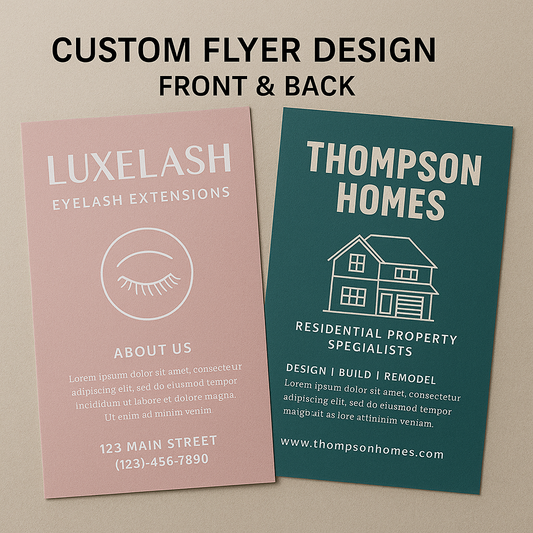 DESIGN for FLYER (front and back)